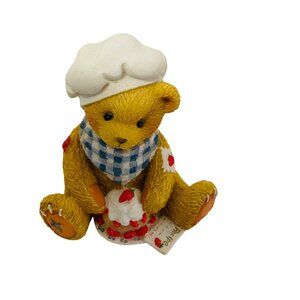 Enesco Cherished Teddies "Matthew" Figurine - Hand-Painted Collectible Bear Baki